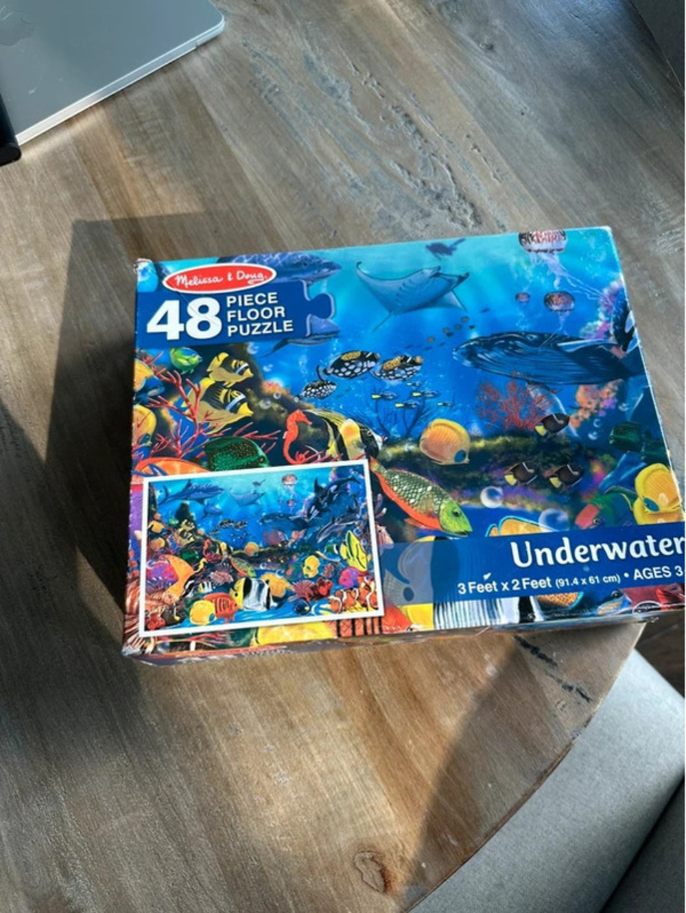 Melissa & Doug Underwater Ocean Floor Puzzle (48 pieces, 3 x 2 feet